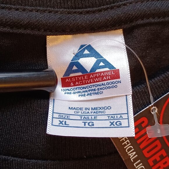 Y2K 2004 Cinder Block The Misfits "Fiend" Black T-Shirt Adult XL New with Tags - Picture 9 of 16